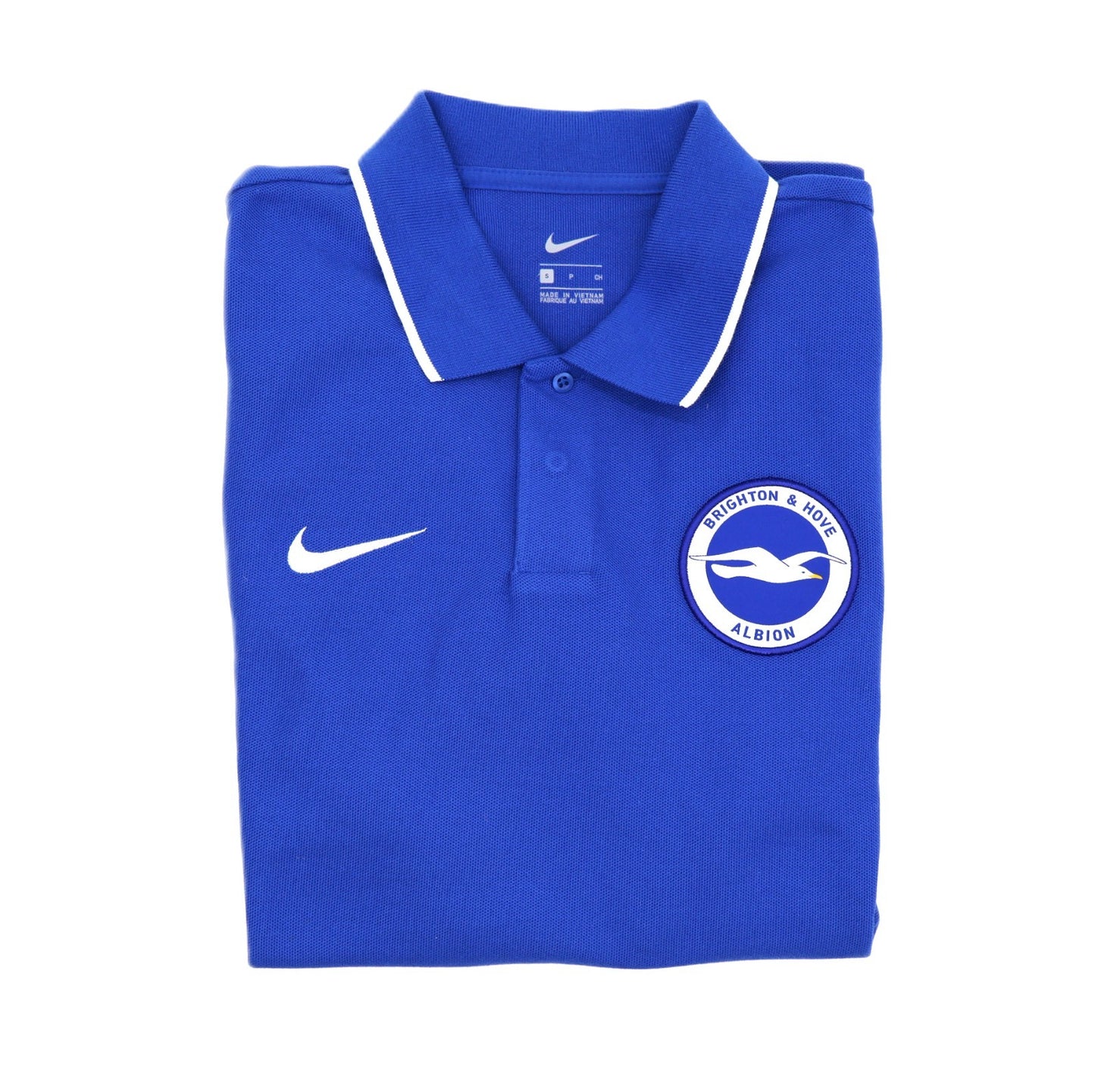 BNWT BRIGHTON FC NIKE HOME POLO SHIRT MENS SIZE SMALL