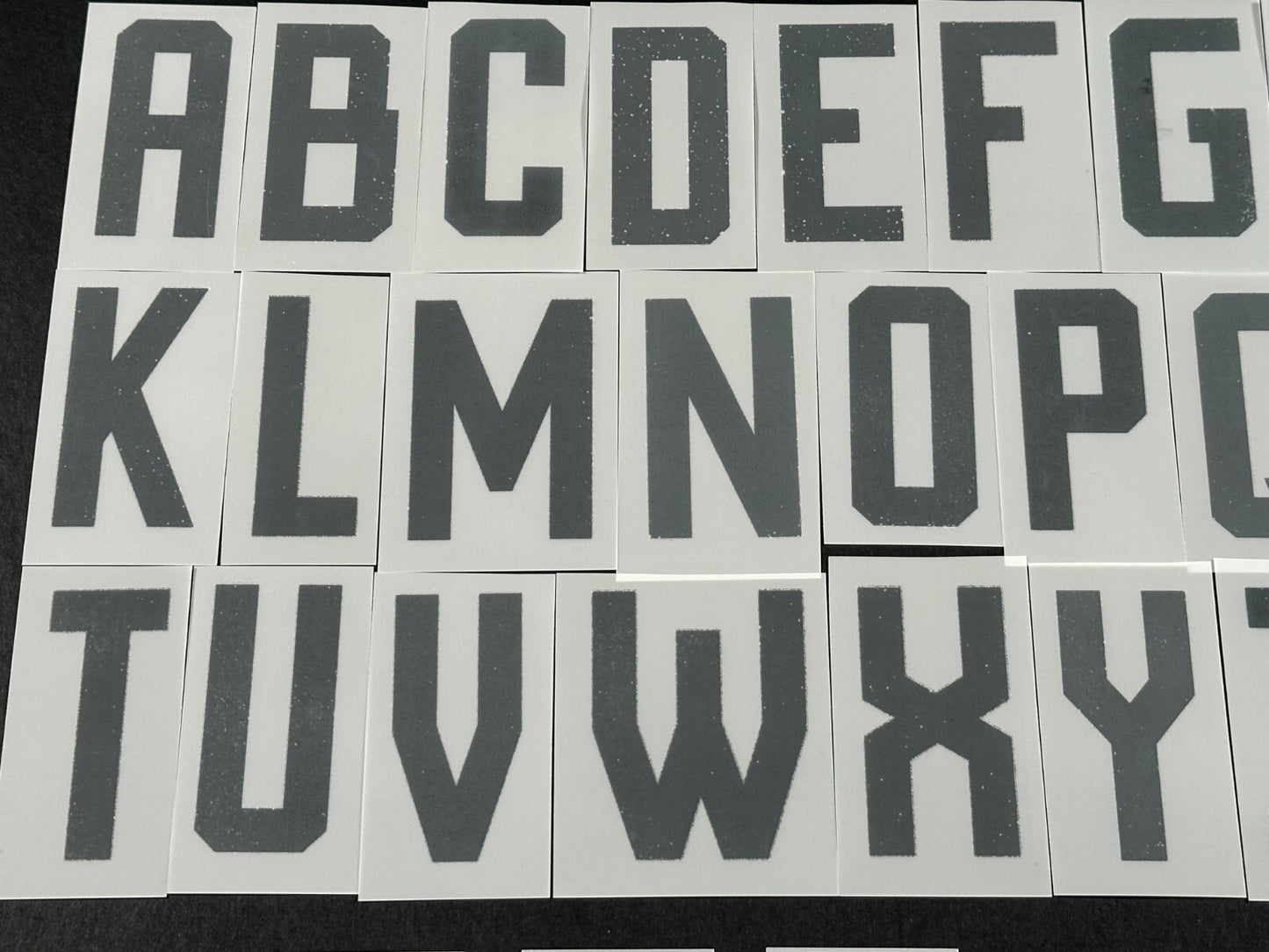 2024 EUROS OFFICIAL GERMANY HOME BLACK PLAYER SIZE LETTERS 50MM