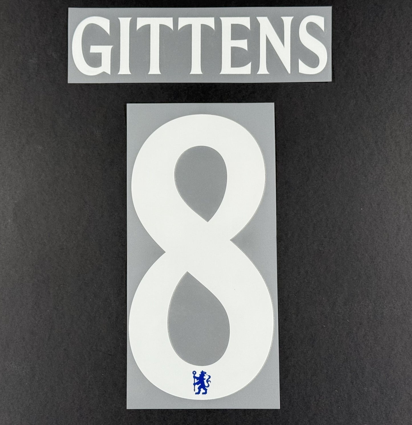 2025 2026 OFFICIAL CHELSEA HOME GITTENS 8 CUP PRINT PLAYER SIZE NAMESET