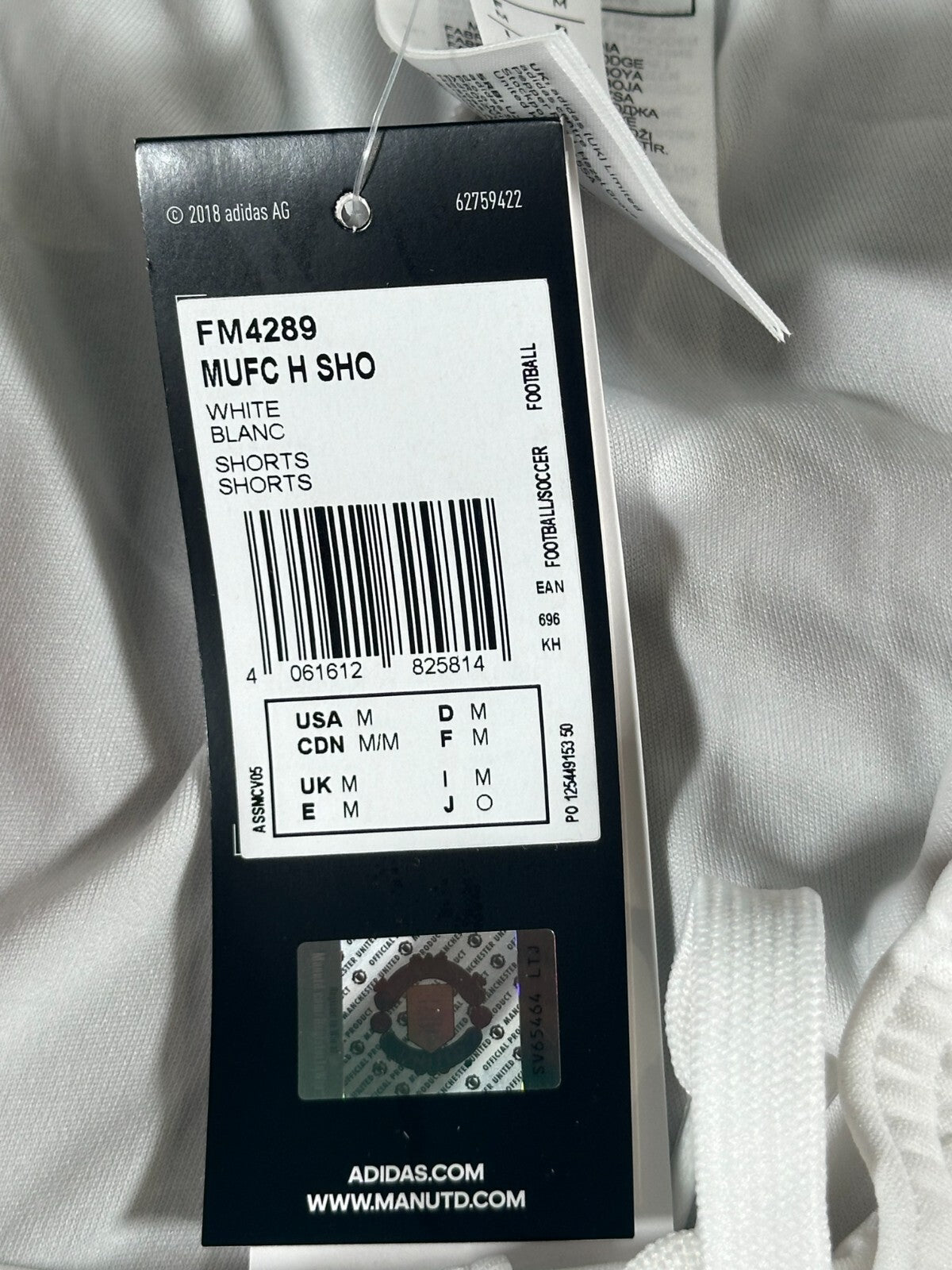 BRAND NEW 2020 2021 ADIDAS MAN UNITED HOME FOOTBALL SHORTS #7 MENS MEDIUM