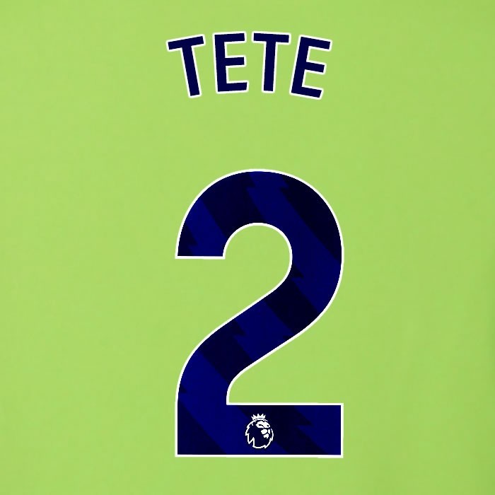 2025 2026 OFFICIAL FULHAM TETE 2 BLUE AWAY PLAYER SIZE NAMESET