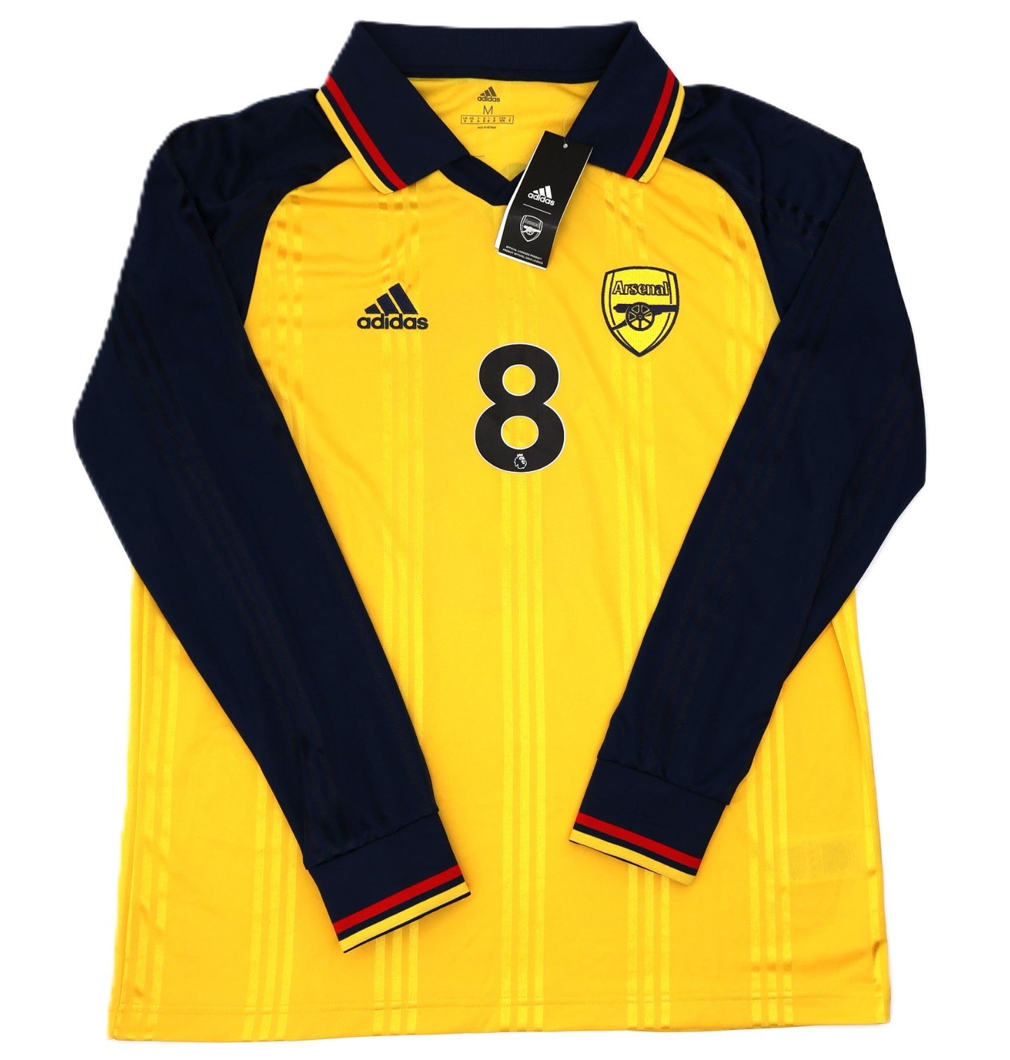 BNWT ADIDAS ARSENAL LONG SLEEVE ICONS SHIRT ODEGAARD 8 MEN'S