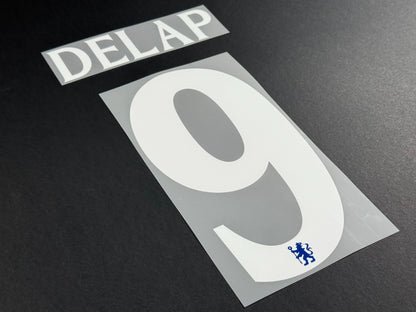 2025 2026 OFFICIAL CHELSEA HOME DELAP 9 CUP PRINT PLAYER SIZE NAMESET