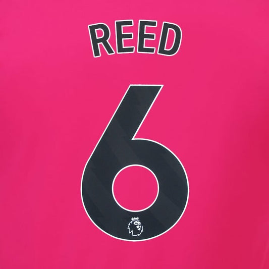 2023 2024 OFFICIAL FULHAM AVERY DENNISON REED 6 AWAY PLAYER SIZE NAMESET