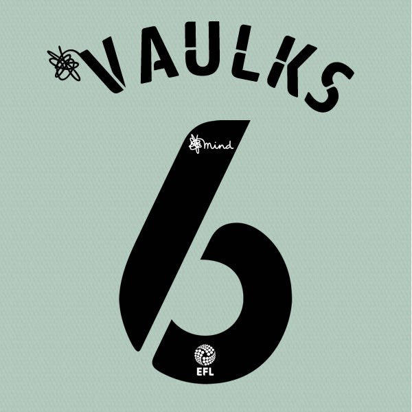 CARDIFF 2020 2021 OFFICIAL VAULKS 6 AWAY PLAYER SIZE NAME SET