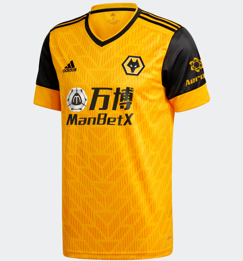 BNWT 2020 2021 WOLVES HOME ADIDAS FOOTBALL SHIRT PERSONALISED MEN'S SMALL