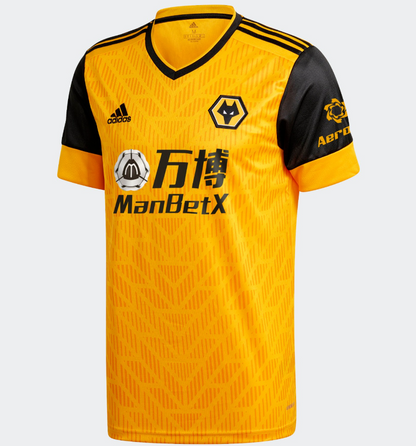 BNWT 2020 2021 WOLVES HOME ADIDAS FOOTBALL SHIRT PERSONALISED MEN'S SMALL