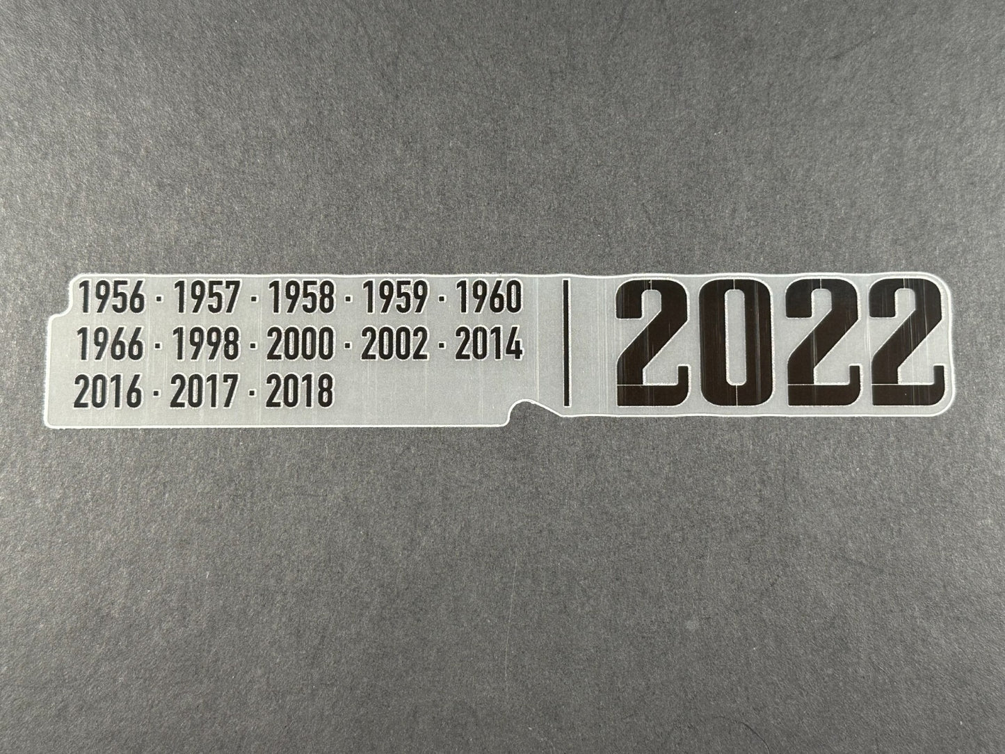 2022 2023 AVERY DENNISON REAL MADRID UCL WINNERS YEARS SHIRT DETAIL PLAYER SIZE
