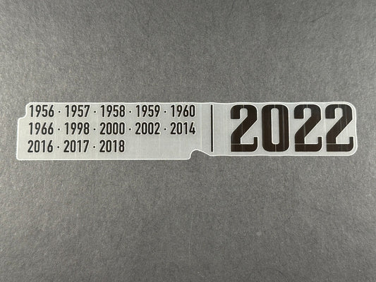2022 2023 AVERY DENNISON REAL MADRID UCL WINNERS YEARS SHIRT DETAIL PLAYER SIZE