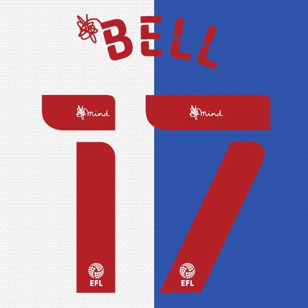BLACKBURN 2020 2021 OFFICIAL BELL 17 HOME PLAYER SIZE NAME SET
