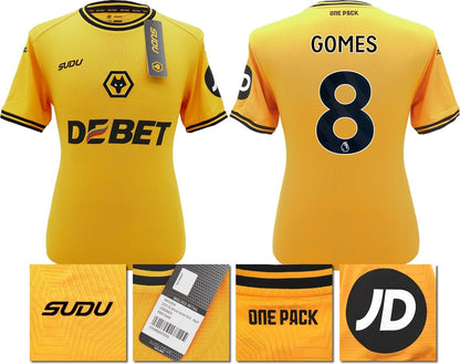 BNWT 2024 2025 WOLVES SUDU HOME SHIRT GOMES 8