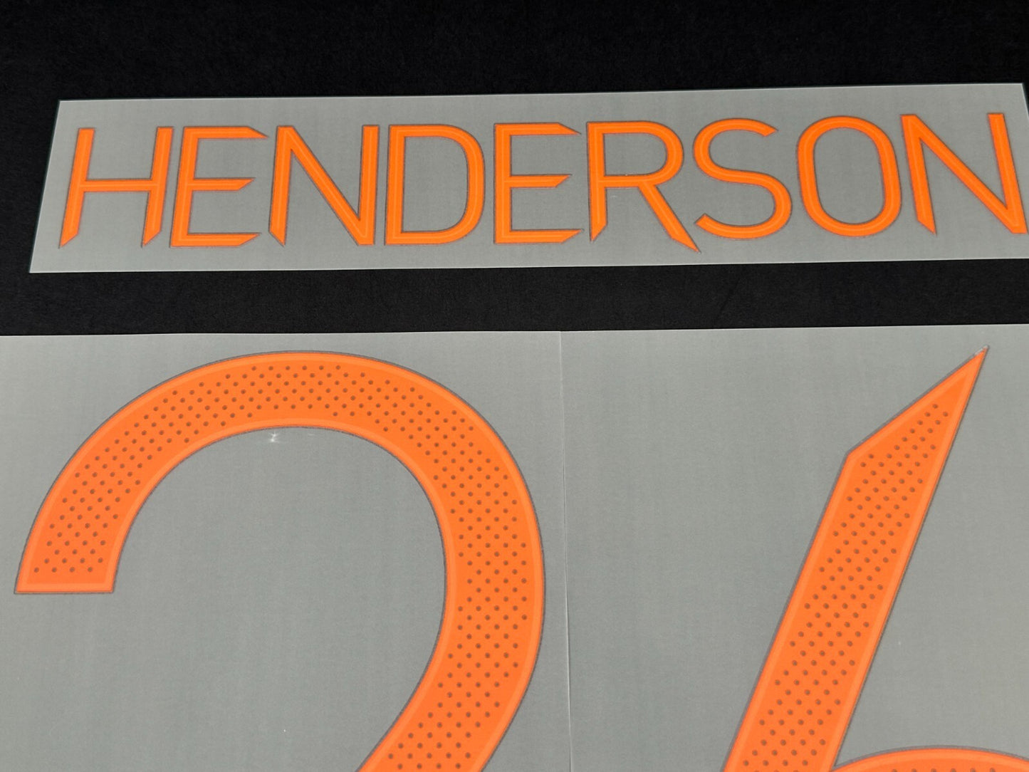 MAN UNITED 2020 2021 HENDERSON 26 OFFICIAL GK CUP ORANGE PLAYER SIZE NAMESET