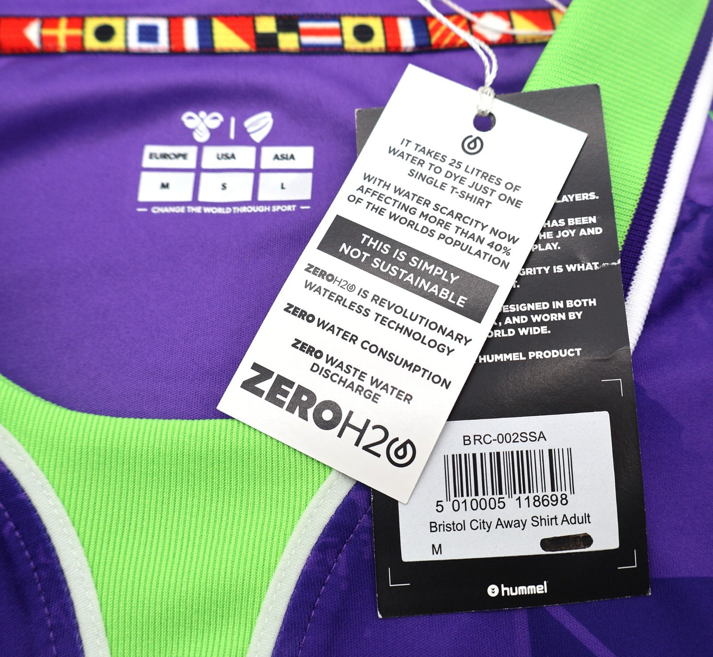 BNWT 2020 2021 HUMMEL BRISTOL CITY AWAY SHIRT WEIMANN 14 + PATCHES MEN'S MEDIUM