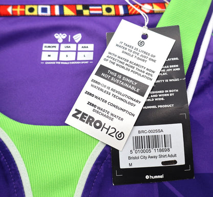 BNWT 2020 2021 HUMMEL BRISTOL CITY AWAY SHIRT WEIMANN 14 + PATCHES MEN'S MEDIUM
