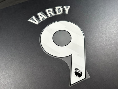 2024 2025 OFFICIAL LEICESTER CITY VARDY 9 WHITE PLAYER SIZE NAME SET