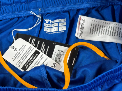 BRAND NEW 2020 2021 HUMMEL EVERTON AWAY FOOTBALL SHORTS #8 MENS MEDIUM