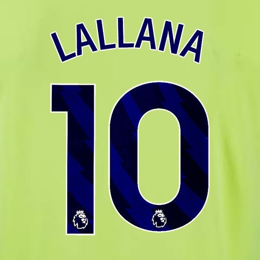 2024 2025 OFFICIAL SOUTHAMPTON LALLANA 10 BLUE AWAY PLAYER SIZE NAME SET