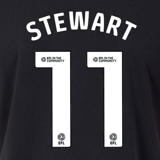 25 26 SOUTHAMPTON FC STEWART 11 OFFICIAL WHITE HOME PLAYER SIZE NAME SET 230MM