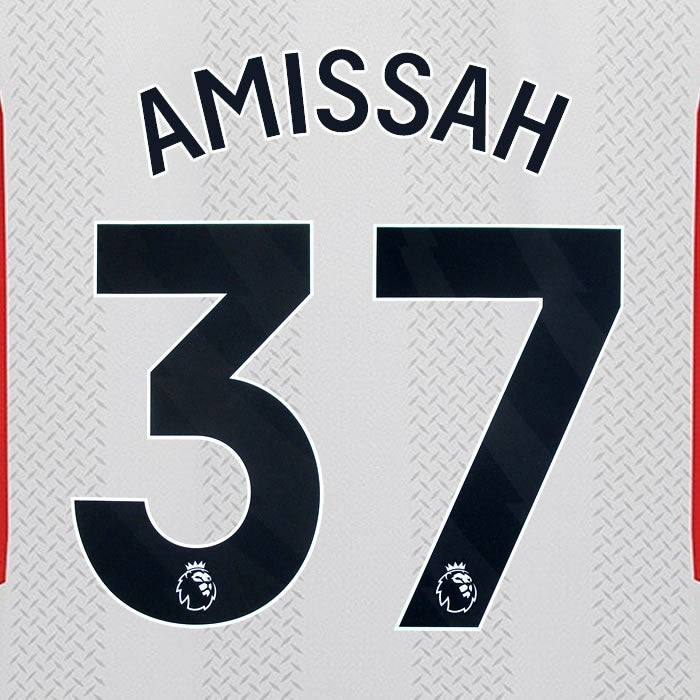 2023 2024 SHEFFIELD UNITED OFFICIAL AMISSAH 37 BLACK 3RD PLAYER SIZE NAMESET