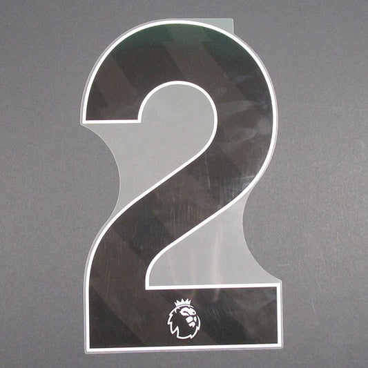 2023 2024 OFFICIAL AVERY DENNISON PREMIER LEAGUE PLAYER SIZE BLACK NUMBER 2
