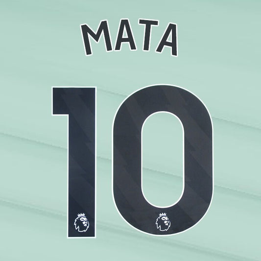 2023 2024 OFFICIAL CHELSEA MATA 10 BLACK 3RD PLAYER SIZE NAMESET