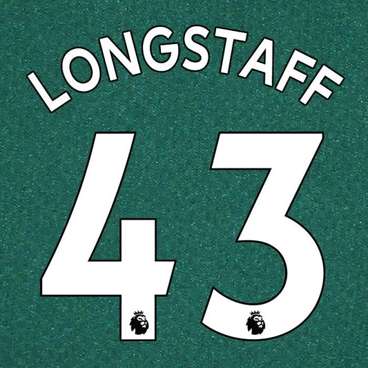 NEWCASTLE UNITED 1923 LONGSTAFF 43 OFFICIAL AVERY DENNISON WHITE PLAYER SIZE SET