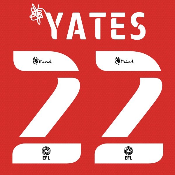 NOTTINGHAM 2020 2021 OFFICIAL YATES 22 HOME PLAYER SIZE NAME SET