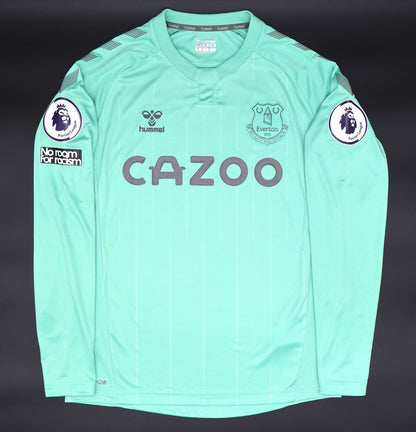 BNWT 20 21 HUMMEL EVERTON JAMES 19 + PATCHES THIRD LONG SLEEVE SHIRT