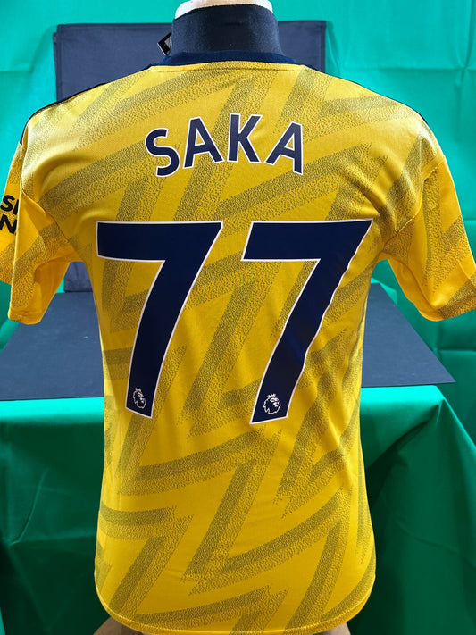 BRAND NEW OFFICIAL ADIDAS 2019 2020 ARSENAL AWAY SHIRT SAKA 77 MEN'S