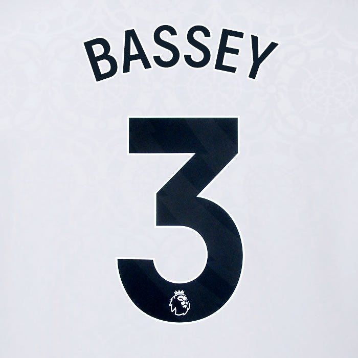 2025 2026 OFFICIAL FULHAM BASSEY 3 BLACK HOME PLAYER SIZE NAMESET