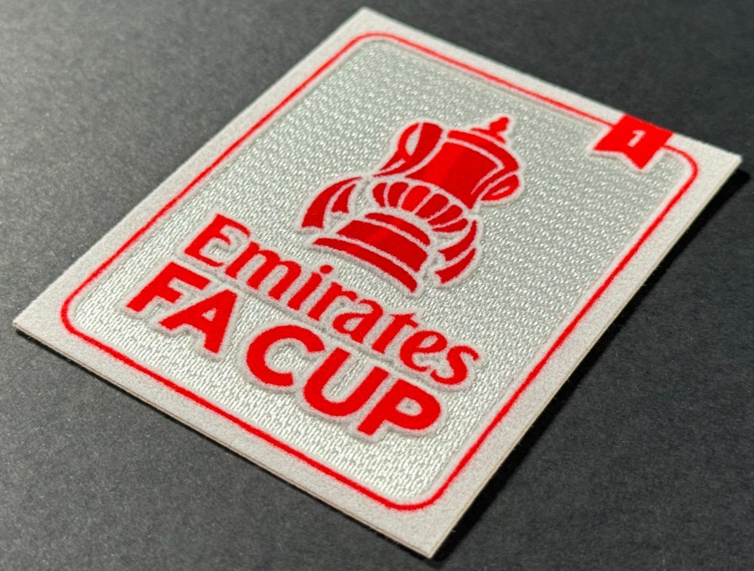 2025 OFFICIAL SPORTING ID EMIRATES FA CUP CRYSTAL PALACE WINNERS 1 SLEEVE PATCH