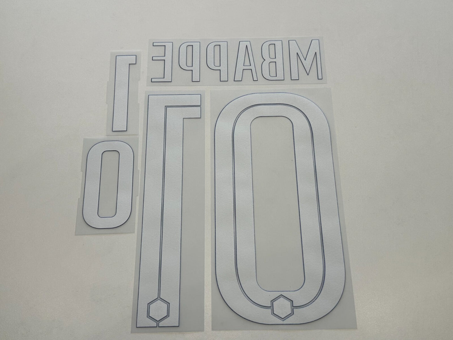 FRANCE 2020 2021 OFFICIAL MBAPPE 10 AWAY PLAYER SIZE NAMESET