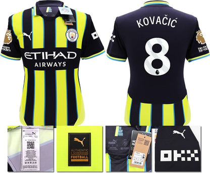 BNWT 2024 2025 MAN CITY PUMA AWAY KOVACIC 8 FOOTBALL SHIRT