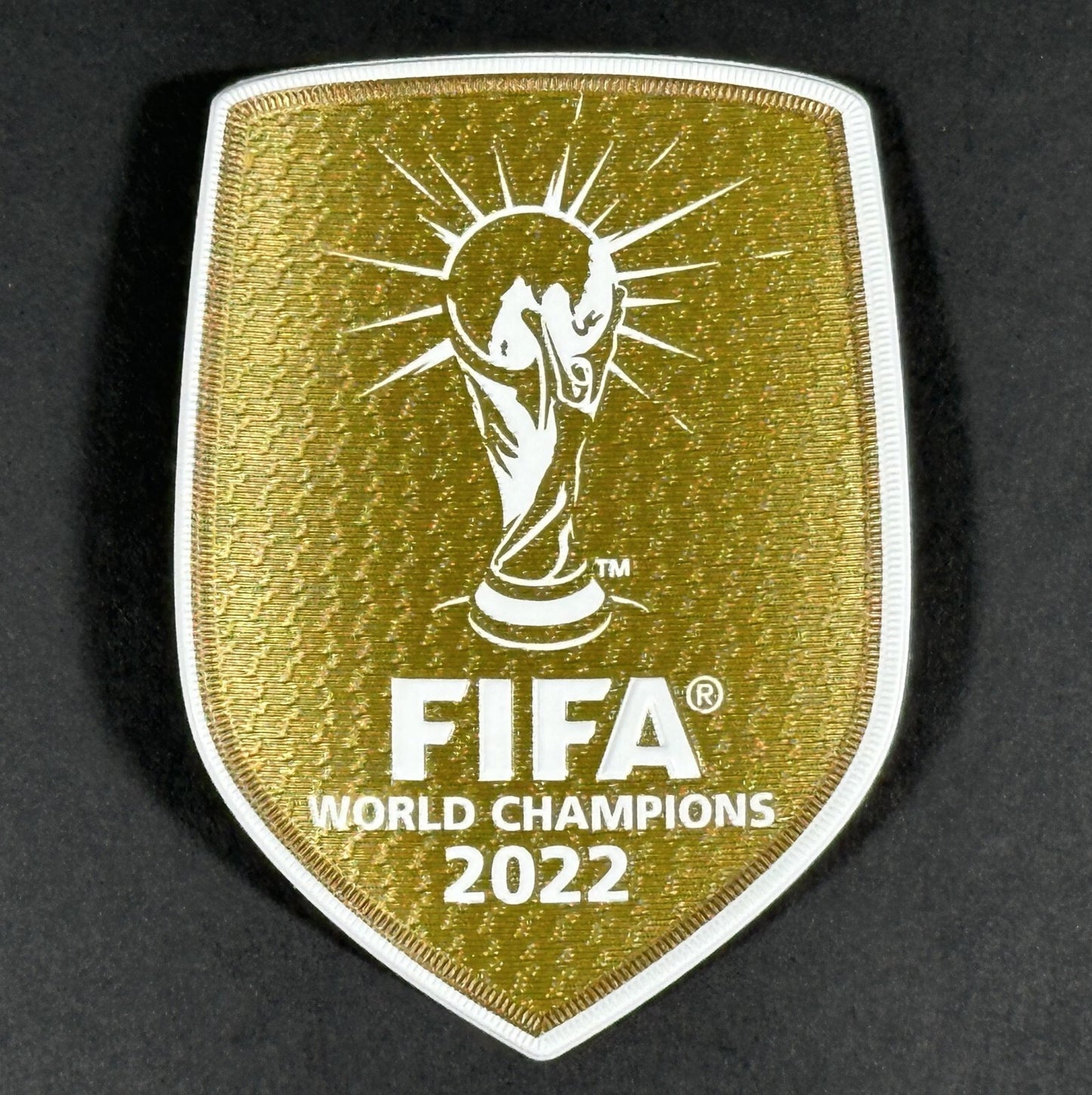 Official 2022 ARGENTINA FIFA WORLD CHAMPIONS SHIRT PATCH PLAYER SIZE