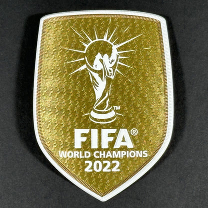 Official 2022 ARGENTINA FIFA WORLD CHAMPIONS SHIRT PATCH PLAYER SIZE
