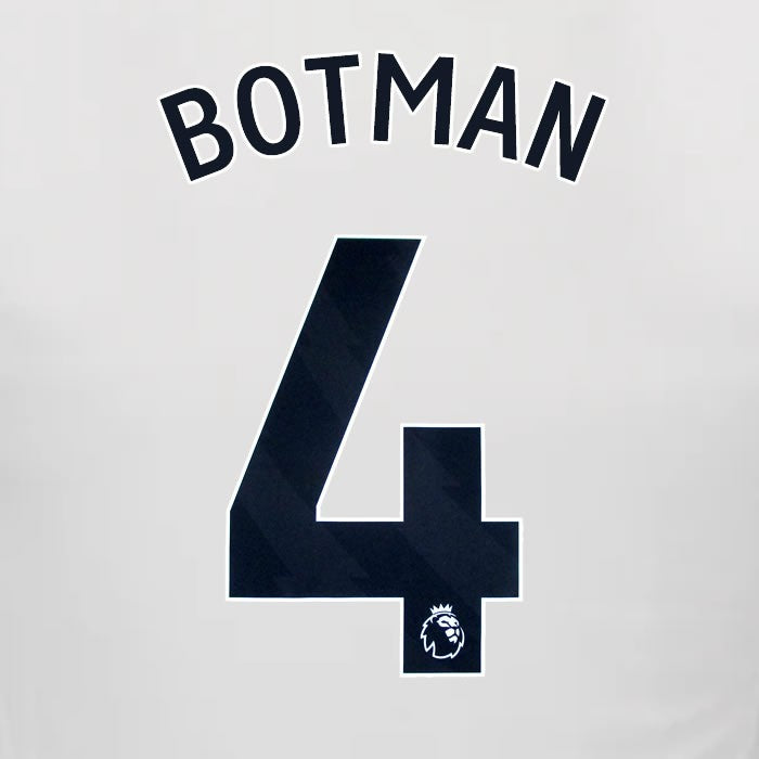 2024 2025 NEWCASTLE BOTMAN 4 OFFICIAL BLACK HOME PLAYER SIZE NAME SET