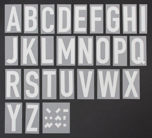 2020 - 2021 OFFICIAL TURKEY HOME WHITE PLAYER SIZE LETTERS