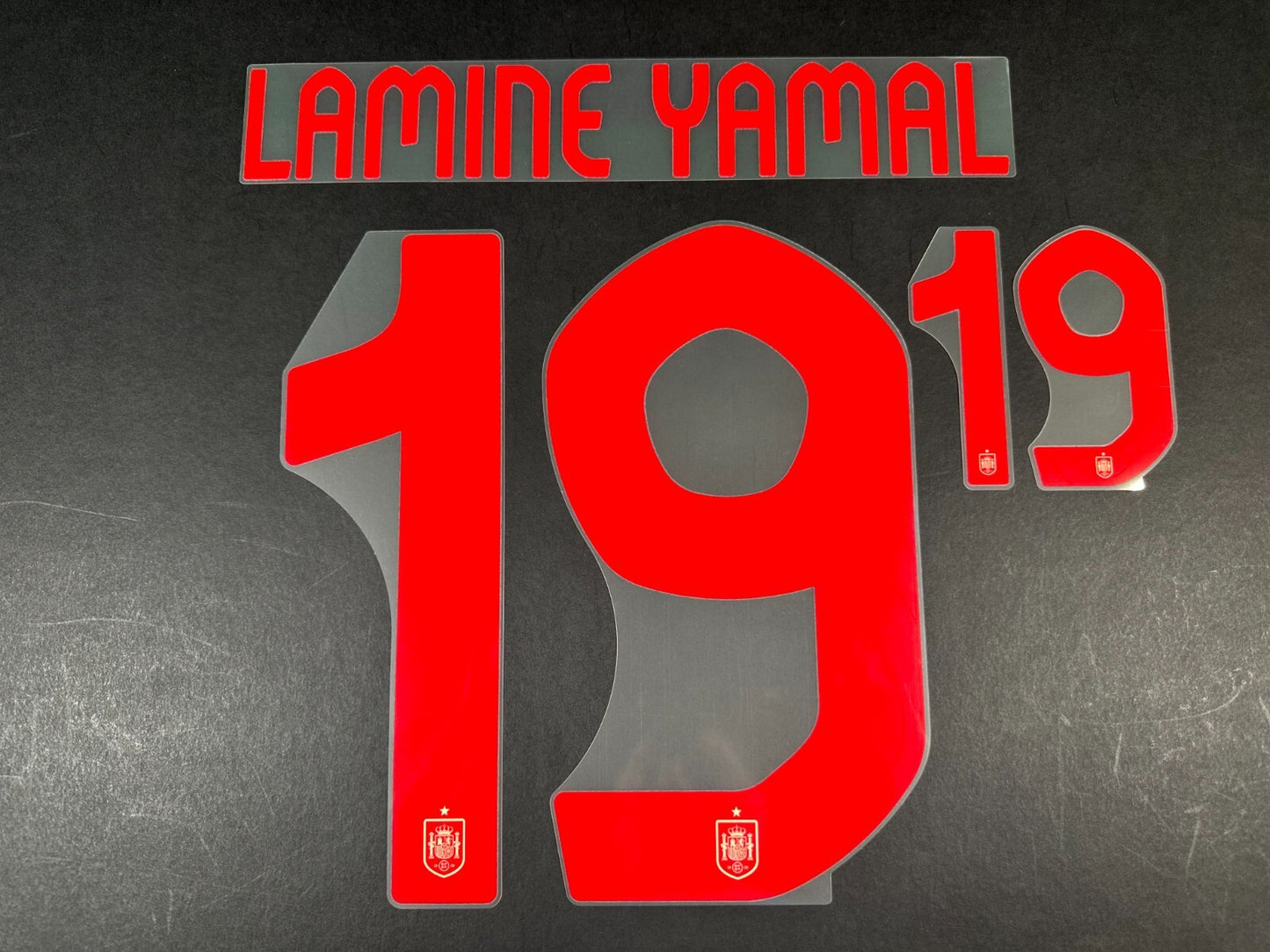 SPAIN 2024 2025 OFFICIAL AVERY DENNISON LAMINE YAMAL 19 HOME AND AWAY SETS