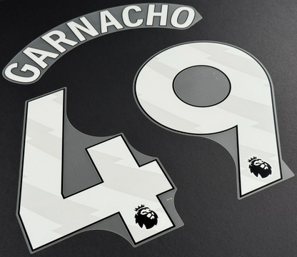 CHELSEA 2025 / 2026 GARNACHO 49 OFFICIAL AVERY DENNISON WHITE PLAYER SIZE SET