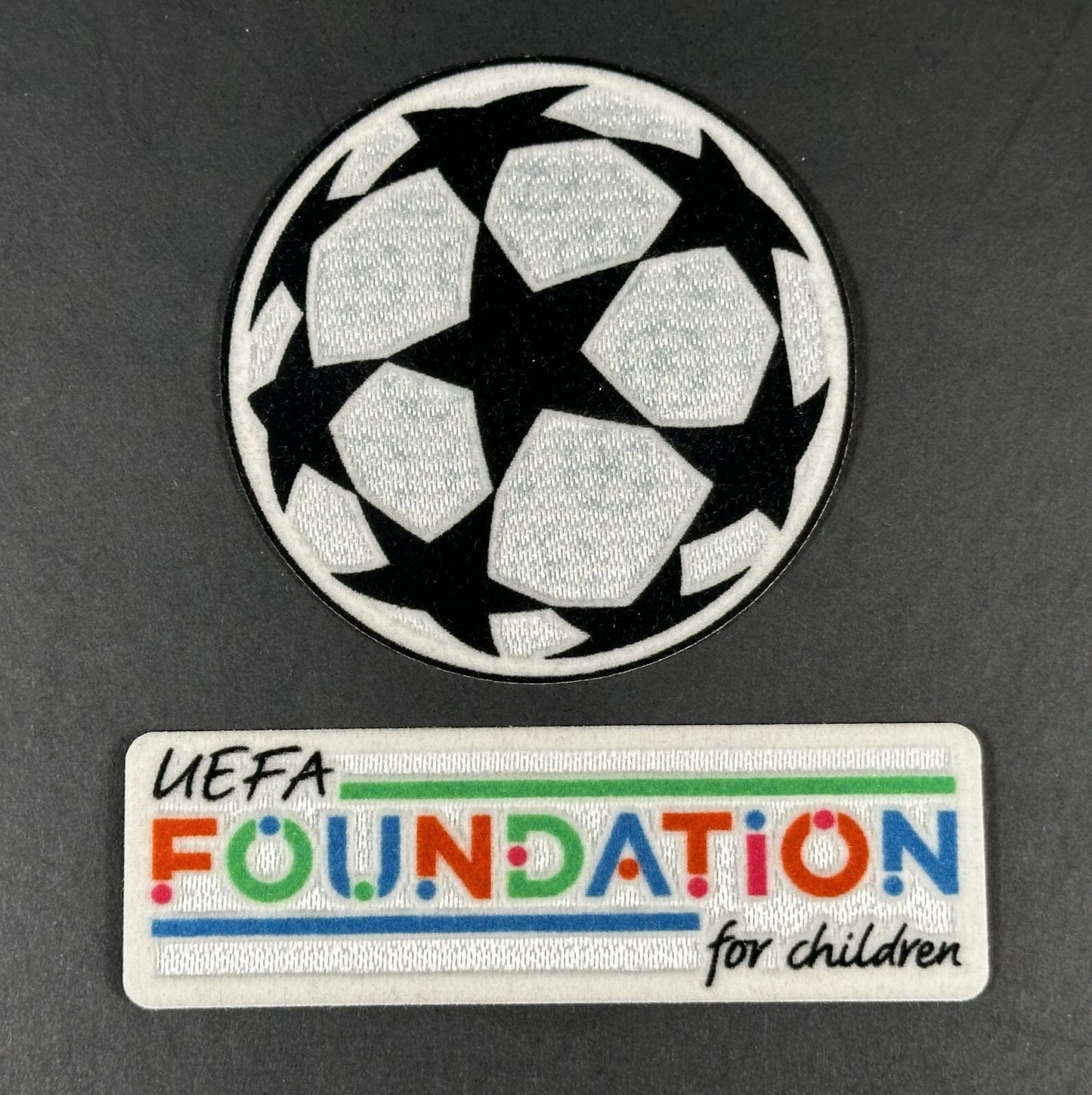 2024 2025 SPORTING ID CHAMPIONS LEAGUE STARBALL & FOUNDATION PLAYER SLEEVE PATCH
