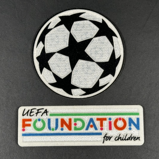 2024 2025 SPORTING ID CHAMPIONS LEAGUE STARBALL & FOUNDATION PLAYER SLEEVE PATCH