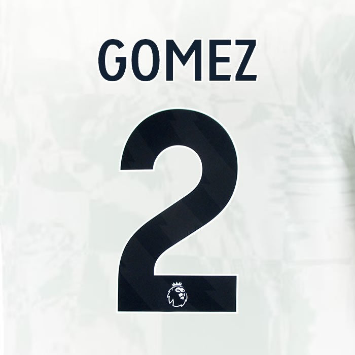2024 2025 OFFICIAL LIVERPOOL GOMEZ 2 BLACK 3RD PLAYER SIZE NAMESET