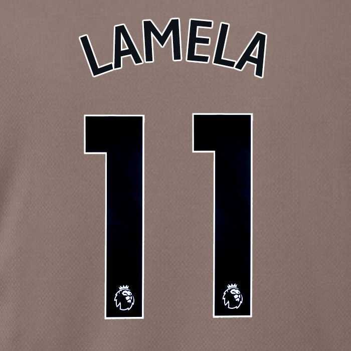 SPURS 2023 2024 LAMELA 11 BLACK 3RD PLAYER SIZE NAME SET