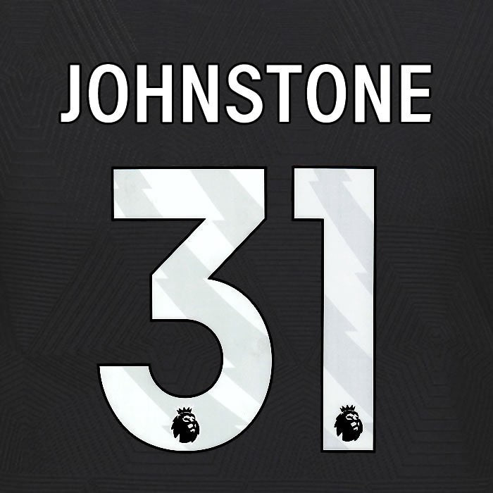 2024 2025 WOLVES AWAY WHITE JOHNSTONE 31 OFFICIAL PLAYER SIZE NAMESET