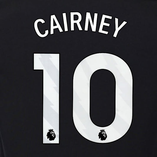 2025 2026 OFFICIAL FULHAM CAIRNEY 10 WHITE 3RD PLAYER SIZE NAMESET