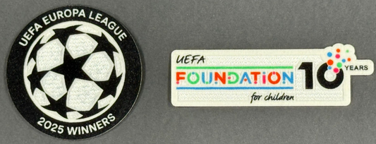 2025 OFFICIAL SPORTING ID UEFA EUROPA LEAGUE WINNERS SLEEVE PATCHES - TOTTENHAM