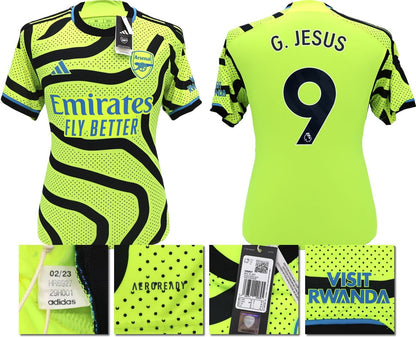BNWT 2023 2024 ARSENAL F.C. ADIDAS AWAY SHIRT G. JESUS 9