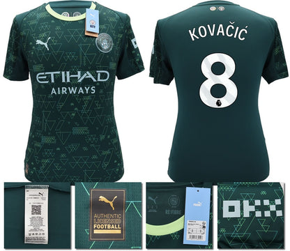 BNWT 2025 2026 MAN CITY PUMA 4TH KOVACIC' 8 FOOTBALL SHIRT