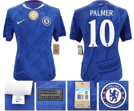 BNWT 2025 2026 CHELSEA NIKE HOME SHIRT PALMER 10 CUP PRINTING + CWB MEN'S