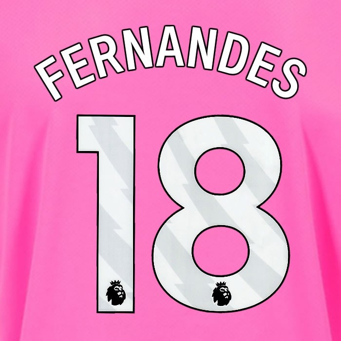2024 2025 OFFICIAL SOUTHAMPTON FERNANDES 18 WHITE 3RD PLAYER SIZE NAME SET